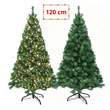 Umelý smrek s teplým bielym LED osvetlením – 120 cm KX8947408
