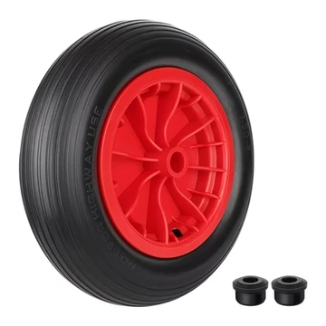 Náhradné koleso pre ručný vozík – plné, odolné proti defektom, 3.50-8 PU LR2579392