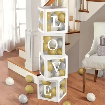 8 ks „Love“ balóny v krabici, dekoratívna sada YF10011516