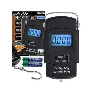 Digitálna závesná rybárska váha Hokkaido do 50 kg W24005
