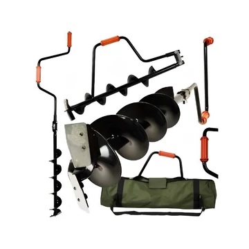 Vrták na ľad 150 mm Hokkaido, 140 cm skladacie puzdro pre ľad s hrúbkou 70 cm W26551
