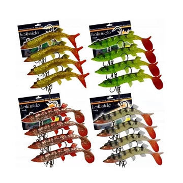 Sada nástrah na šťuky 10 cm, 4 farby W43084-10S