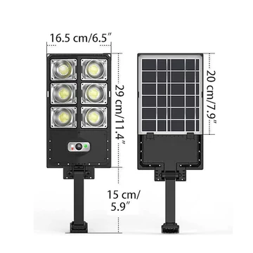 600W solárne pouličné osvetlenie