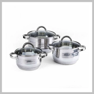 Bjorghome Line 6-dielna sada nerezových hrncov - BL-1225