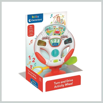 Farebné interaktívne volant Turn and Drive CMC17929