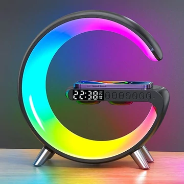 ClockWave RGB Inteligentná Lampa, Rýchle Nabíjanie, Bezdrôtová, So Reproduktormi