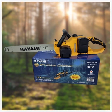 HAYAMI Elektrická reťazová píla 96V s 2 batériami HA-1011