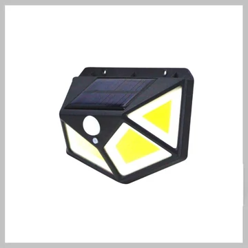 Solárne nástenné LED svetlo s pohybovým senzorom 114 LED SH-114B