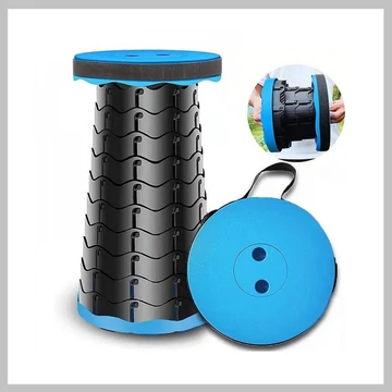 Skladacia okrúhla teleskopická stolička PROCART SK-NH7