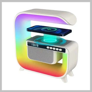 RGB LED bezdrôtová nabíjacia Bluetooth hodiny XM-G3