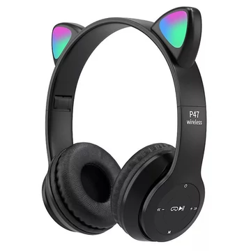 Bluetooth slúchadlá s mačacími uškami Y47