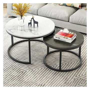 2 v 1 okrúhla sada konferenčných stolíkov ZTSTL14BCZ