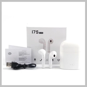 I7S TWS Bluetooth bezdrôtové slúchadlá s nabíjacím puzdrom