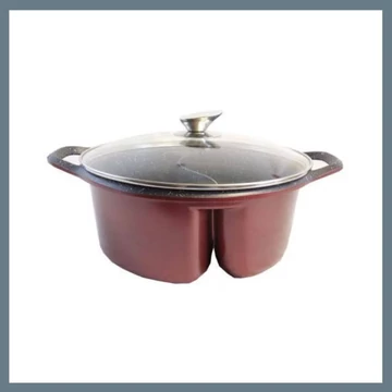 Royalty Line mramorom potiahnutý rozdelený hrniec RL-HK28M