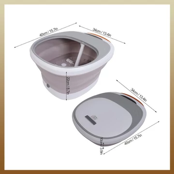 Infračervený elektrický kúpeľ na nohy s masážou holm8096