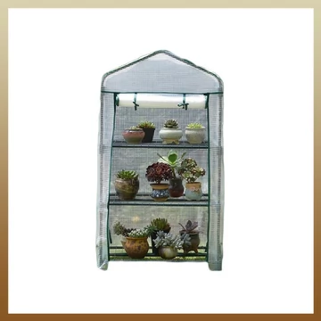 Mini mobilný skleník – trojposchodový fóliovník holm8220