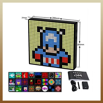 Gamer stolný digitálny LED displej s aplikáciou – 16x16 pixelov holm8349