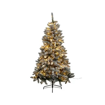 Snow Lord 180 cm zasnežený umelý stromček s LED osvetlením 207537