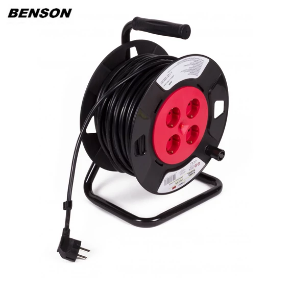 Benson Electric 40 metrová bubnová predlžovačka s rozdvojkou 005369
