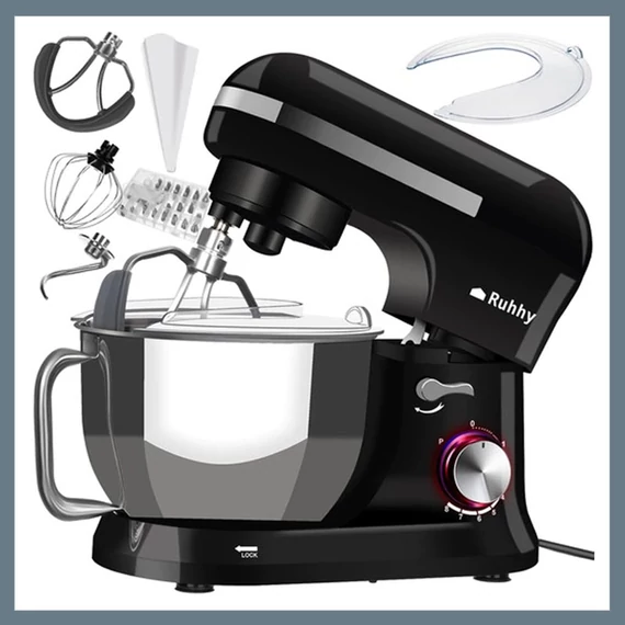 Ruhhy Multifunkčný kuchynský robot 4,5 L misa, 8+1 rýchlostných stupňov, 1700 W 00016746