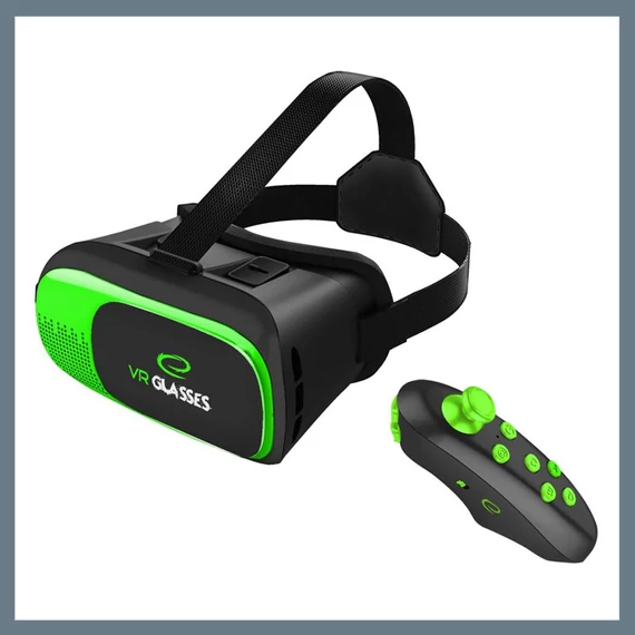 VR 3D Okuliare pre Smartfóny s Bluetooth Diaľkovým Ovládačom EGV300R