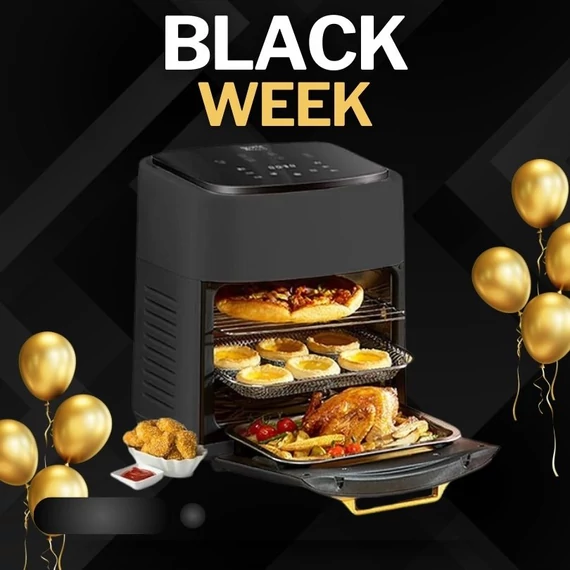Clover city 15L 2400W Teplovzdušná rúra JD-989- BLACK FRIDAY