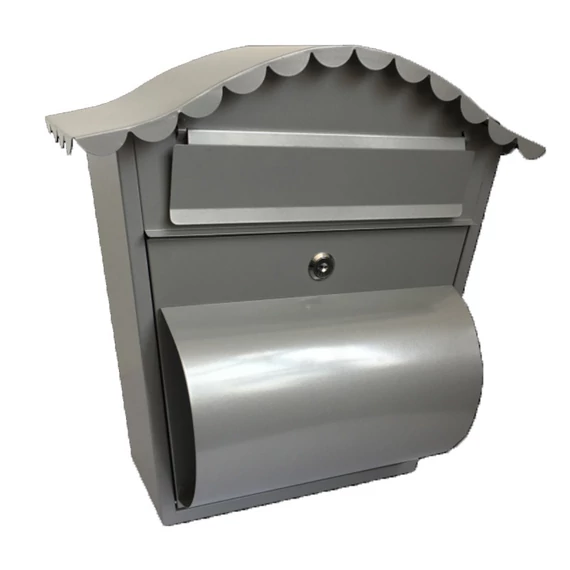 Poštová schránka 370x360x135mm oceľ s práškovým nástrekom, s držiakom na noviny HMB3637