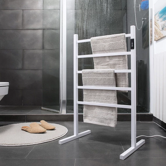 InnovaGoods voľne stojaci alebo nástenný elektrický sušiak uterákov, 60 W V0103624