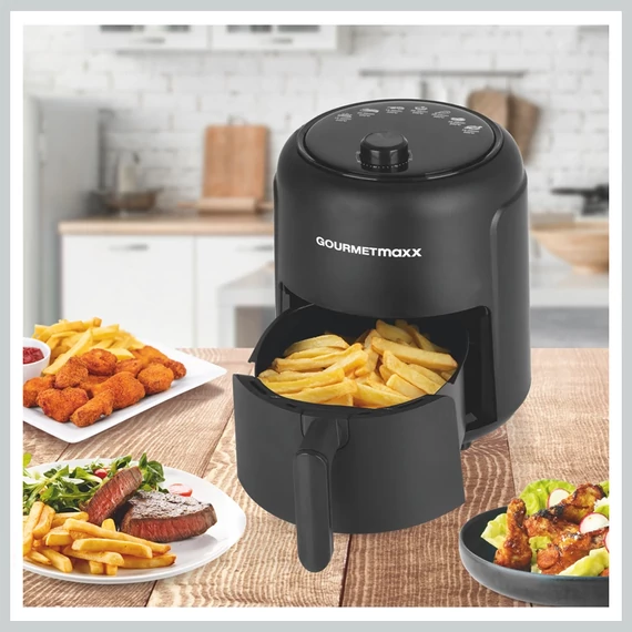 GOURMETMAXX teplovzdušná fritéza / Airfryer digitálna 2,3L 1000W DS12251