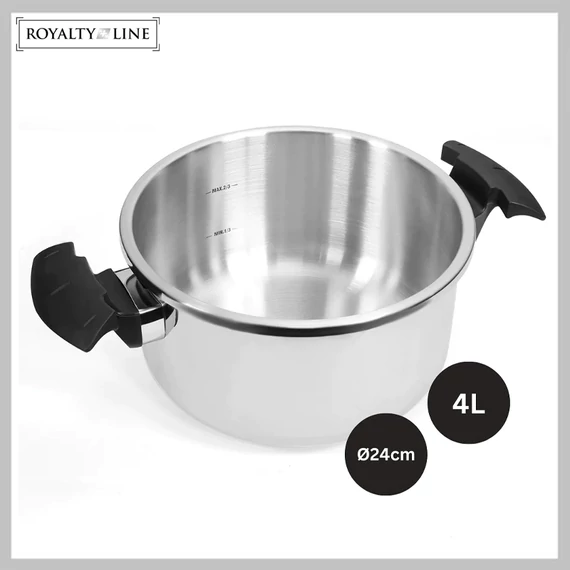 Royalty Line 24 cm nerezový tlakový hrniec RL-24PS4L