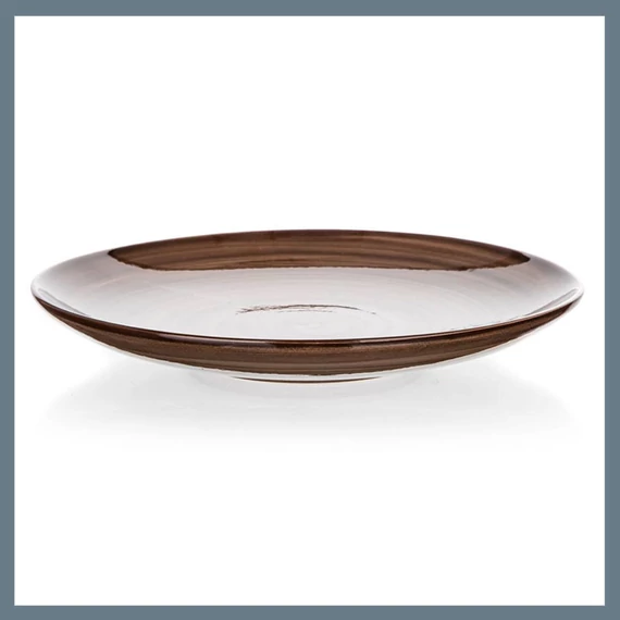 BANQUET PALAS plytký tanier 27 cm, hnedý 60322816