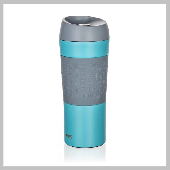 Banquet Cestovný hrnček MATTY 400 ml, modrý – 48788657