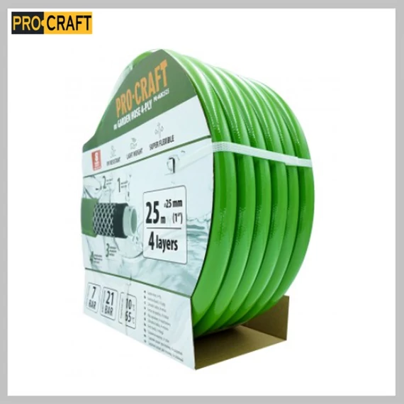 PROCRAFT 4-vrstvová 25 m hadica PR-4GH252
