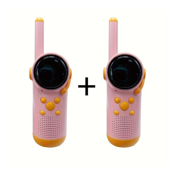 UW48527 Detská sada walkie-talkie – 2 kusy, ružovo-oranžová farba