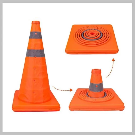 Skladací výstražný kužeľ – 40 cm SLH0575