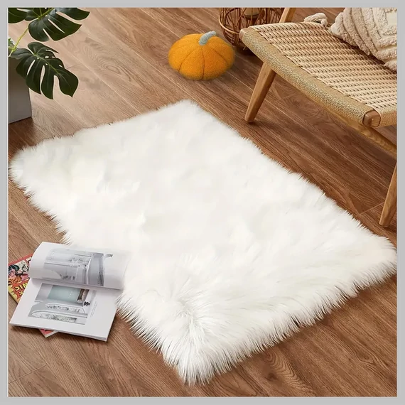 Chlpatý umelý koberec – 60 × 120 cm, mäkký plyš VL452364-2