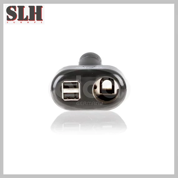 Alca rozbočovač do zapaľovača 2+1 USB 12V 510100