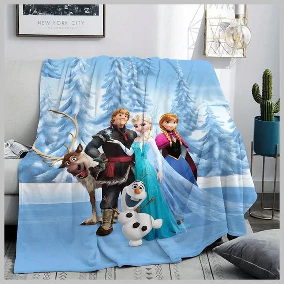 Disney Frozen deka 130 x 150 cm KD1243304-3