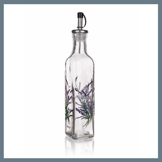 BANQUET Sklenená fľaša na olej 500 ml LEVANDUĽA 04K1006047