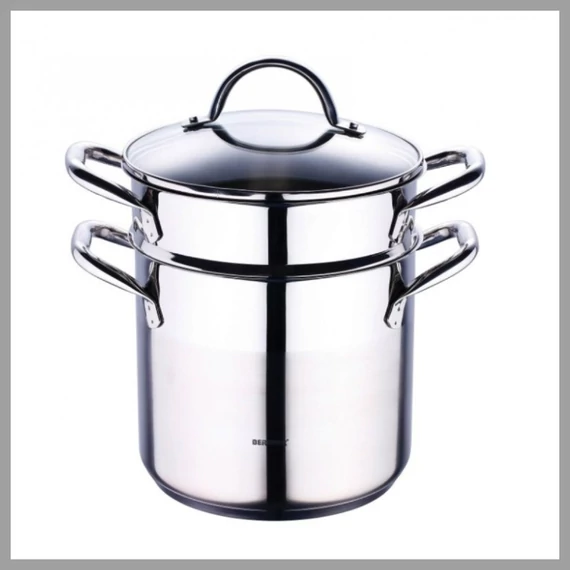 Bergner nerezový parný hrniec s vložkou 5 l – BG-6520