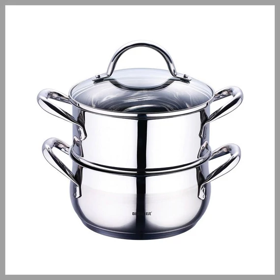 Bergner nerezový parný hrniec 2,2 l – BG-6521