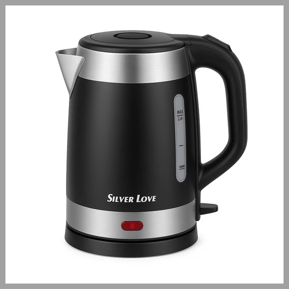 SilverLove elektrická rýchlovarná kanvica – 2,0 litra, 1500 W SC-318
