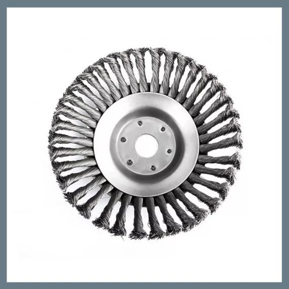 Oceľová kefová kotúčová hlava na krovinorez/trimmer 200 mm CK-04
