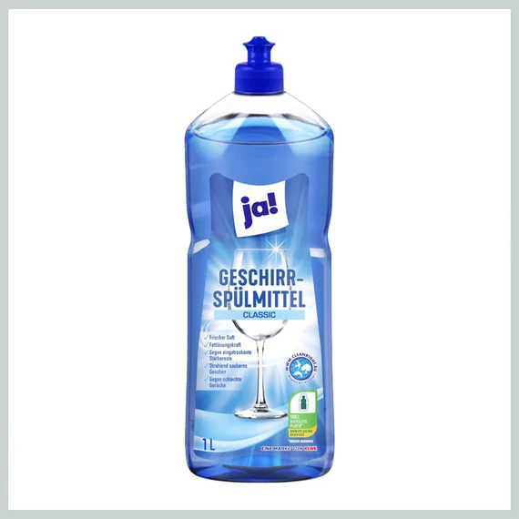 ja! Classic prostriedok na umývanie riadu, 1 liter 2346106