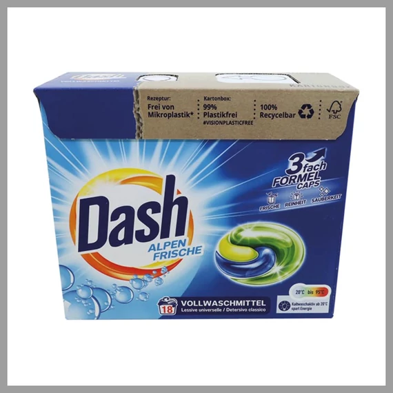 Dash Alpen Frische 3 v 1 pracie kapsuly 6778

