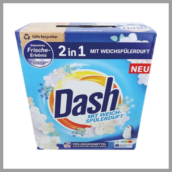 Dash 2 v 1 prací prášok s vôňou aviváže 6780
