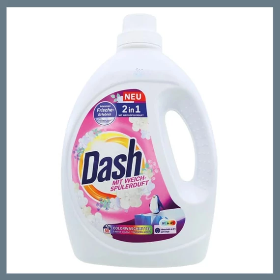 Dash 2 v 1 tekutý prací prostriedok na farebné oblečenie 2,25 l 6767
