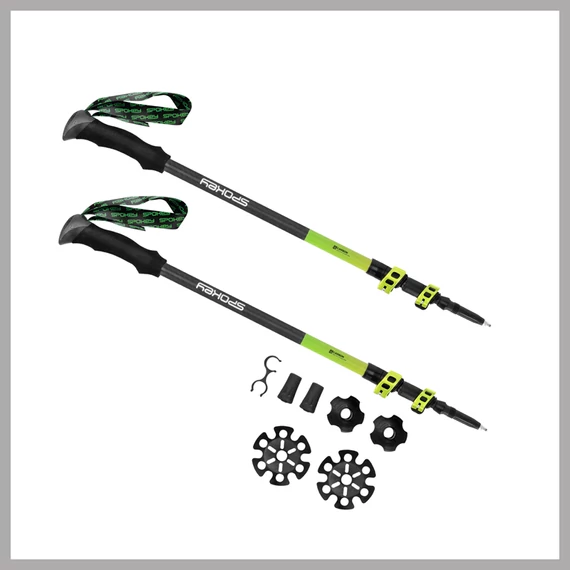 Spokey CARBON karbonové turistické palice sada 940975