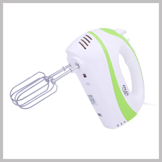 Adler ručný mixér, 300W – bielo-zelený AD4205G