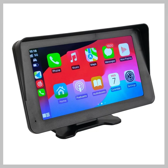 7" autorádio s CarPlay a cúvacou kamerou holm8594